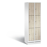 Houten lockerkasten