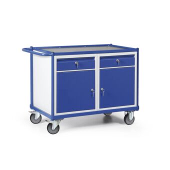 Werkplaatswagen met 2 deuren en 2 lades