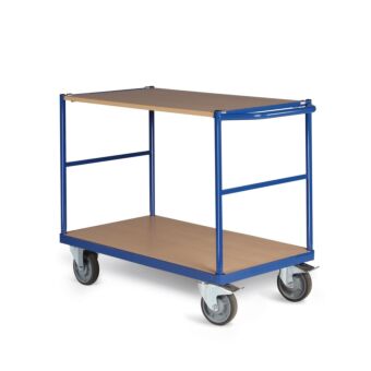 Tafelwagen basic met 2 laadvlakken en horizontale duwbeugel Serie F 350