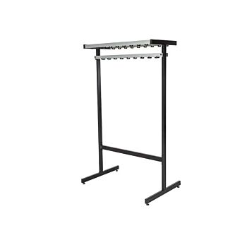 Vrijstaande dubbelzijdige garderobe met jashaken