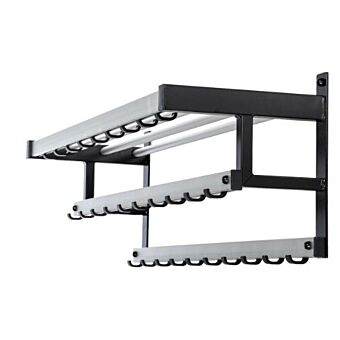 Intras wandgarderobe met hoedenrooster en jashaken 3-3529 kapstok