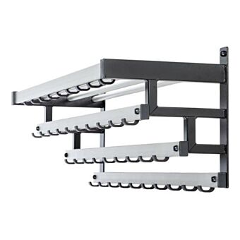 Intras wandgarderobe met hoedenrooster en jashaken 3-3538 kapstok