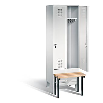 Garderobekast met voorgebouwde zitbank 49030-20