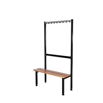 5-2200 Intras vrijstaande enkelzijdige garderobebank