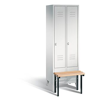 8030-20 garderobekast zitbank