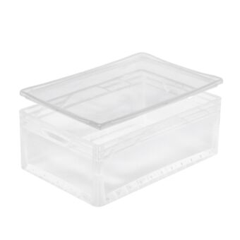 Transparante Euronorm oplegdeksel