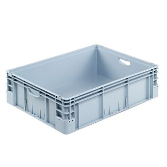 Euronorm Kunststof stapelbak voor zware belasting 800-600-220-Grijs