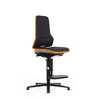 Werkplaatsstoel Bimos Neon 3 met glijders en opstaphulp
