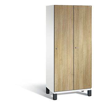 Luxe garderobekast met houten deuren S6000 Cambio