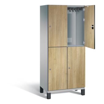 Luxe garderobekast met 2 vakken boven elkaar S6000 Cambio
