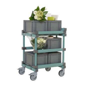 Kunststof bakkenwagen