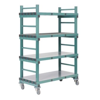 Kunststof bloemenwagen / materiaalwagen