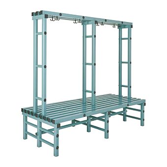 Kunststof garderobebank