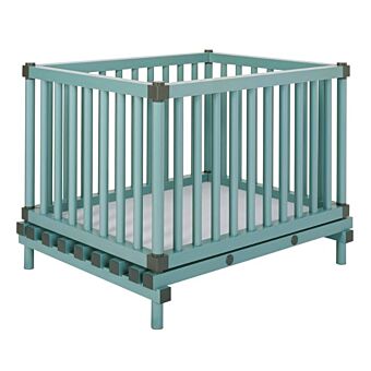 Kunststof kinderbox met uitneembaar schuimkussen