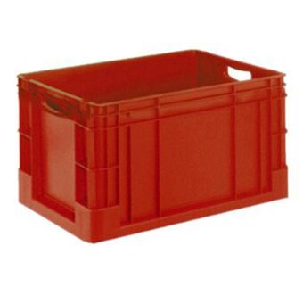 Protaurus Euronorm kunststof bak 600 x 400 mm-420-Rood
