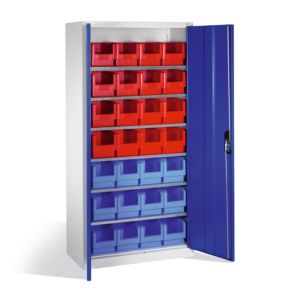Bakkenkasten met openslaande deuren-6-16x rood 5 - 12x blauw 5