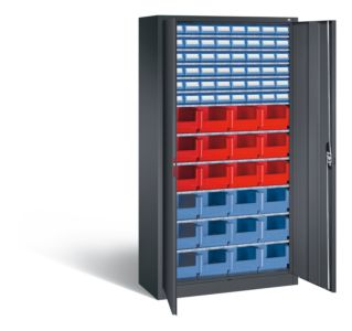 Bakkenkasten met openslaande deuren-11-48x RK3109 - 12x rood 4 en blauw 4