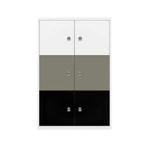 BISLEY Office Locker 1225 mm hoog-800-6 deuren