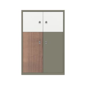 BISLEY Office Locker 1225 mm hoog-800-4 deuren