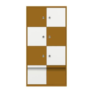 BISLEY Office Locker 1605 mm hoog-1000-6 deuren, 2 laden
