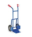 Steekwagen blauw met ergonomische greep