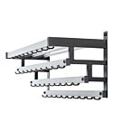 Intras wandgarderobe met hoedenrooster en jashaken 3-3538 kapstok