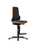 Laboratoriumstoel Neon 3 met glijders en opstaphulp 9561 en 9571