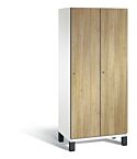 Luxe garderobekast met houten deuren S6000 Cambio