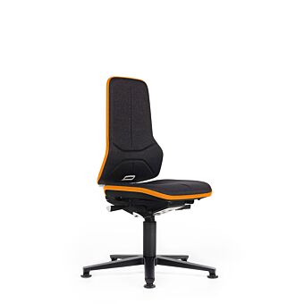 ESD stoel NEON 1 op glijders oranje flexband