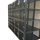 Gaaslocker met 4 vakken boven elkaar (begin kast) Gaaslocker met 4 vakken boven elkaar (begin kast)