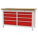 Werkbank 1500 x 600 8 lades 100, 150 en 200
