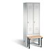 8030-20 garderobekast zitbank