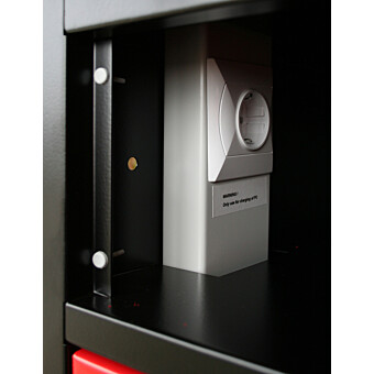 Laptopkast PICO met 10 vakken, optioneel met stroomvoorziening