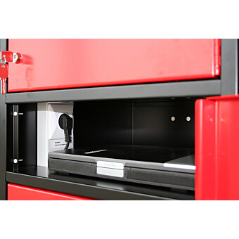 Laptopkast PICO met 10 vakken, optioneel met stroomvoorziening