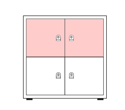 2 kleuren banen