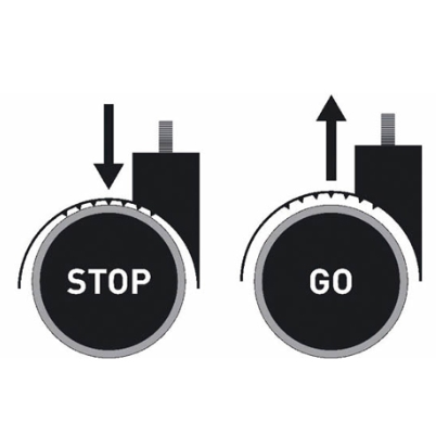 Zit-stop-wielen