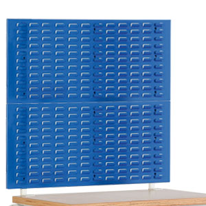 2 sleuvenplaten, Gentiaanblauw RAL 5010